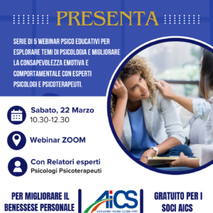 Psicologo a casa tua evento AICS